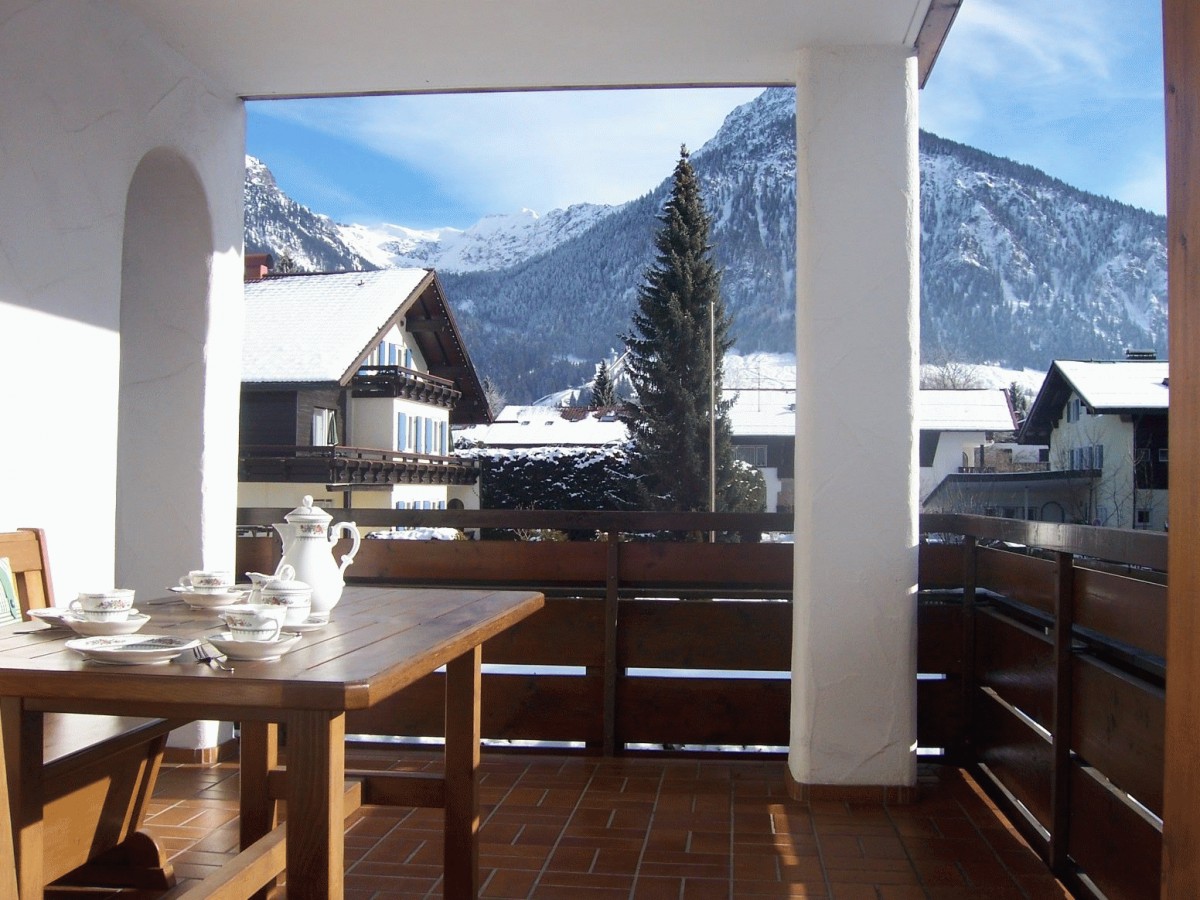 Balkon Winter Wohnung 43